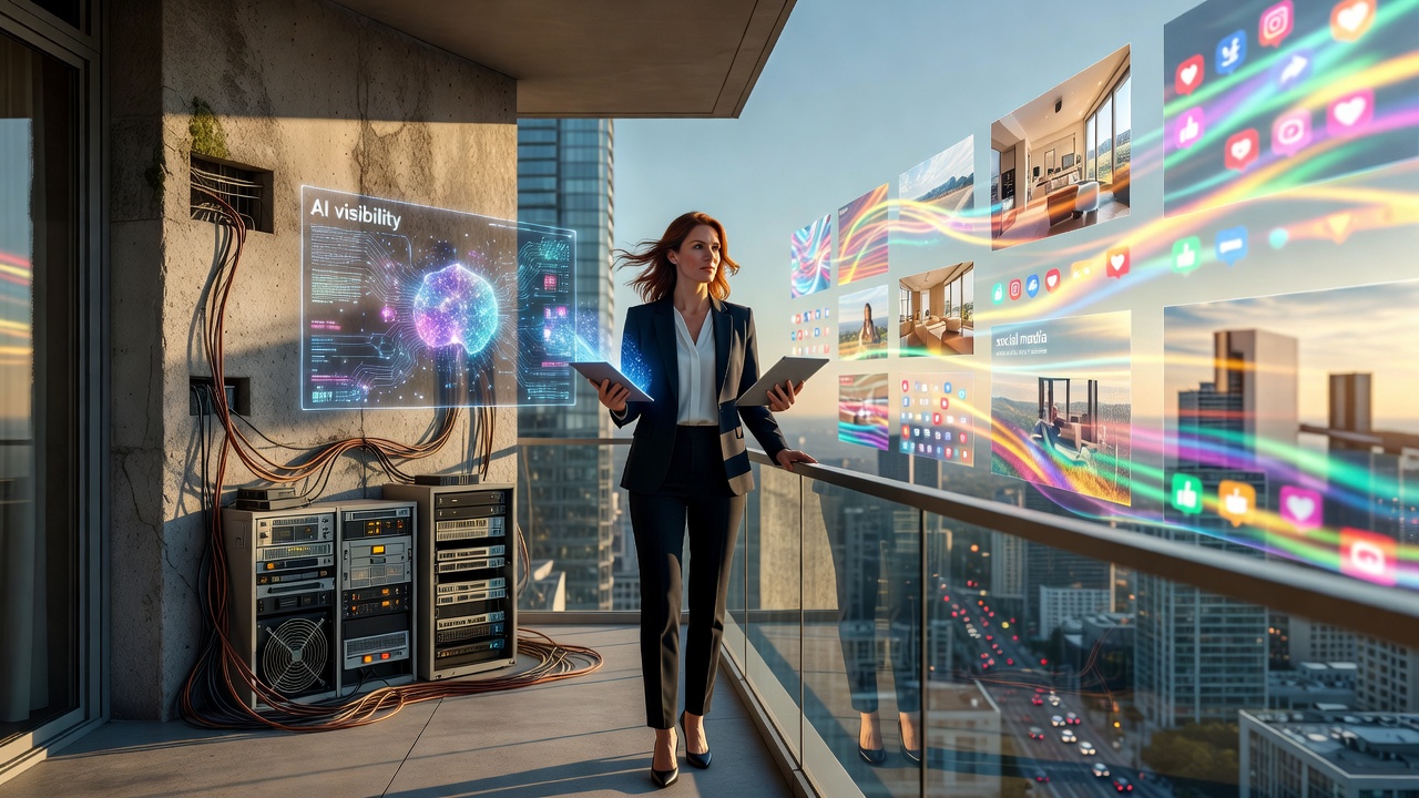 AI Visibility vs. SEO vs. Social Media for Real Estate Agents
